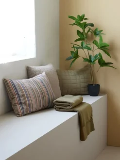 DAGLILJE Plaider|Fleeceplaid 130x170 Grøn