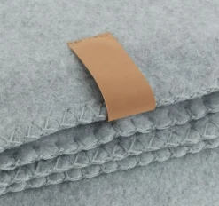 DAGLILJE Plaider|Fleeceplaid 130x170 Lysegrå