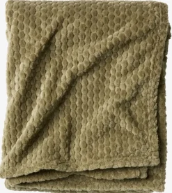 ROSENVIAL Plaider|Fleeceplaid 130x160 Grøn