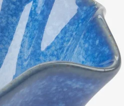 DARIAN Lysestager|Fyrfadsstage Ø12xH6cm blå