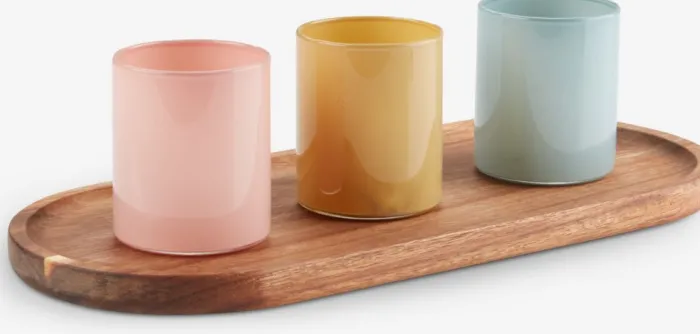 MATS Lysestager|Fyrfadsstage Ø6xH7cm assorteret