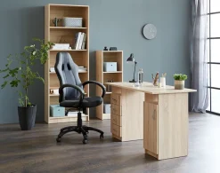 AGGESTRUP Gamer Stole|Gamer-stol grå kunstlæder/sort mesh