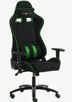 LAMBJERG Gamer Stole|Gamer-stol sort mesh/grøn