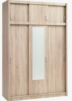 EVETOFTE Garderobeskabe Med Skydedøre|Garderobeskabe Med Skydedøre|Garderobeskab 143x220 eg