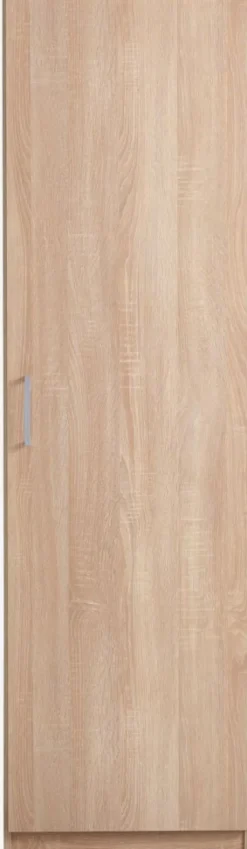 FANDRUP Garderobeskabe Med Skydedøre|Garderobeskabe Med Skydedøre|Garderobeskab 50x176 1 låge lys egefarve Lyseg