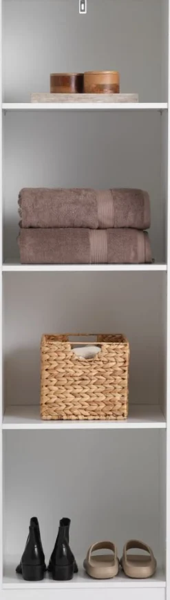 FANDRUP Garderobeskabe Med Skydedøre|Garderobeskabe Med Skydedøre|Garderobeskab 50x176 1 låge Hvid