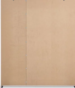 FANDRUP Garderobeskabe Med Skydedøre|Garderobeskabe Med Skydedøre|Garderobeskab 145x176 3 låger 3 skuffer Hvid