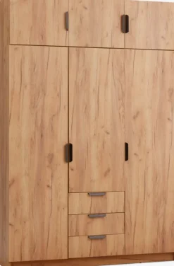 JENSLEV Garderobeskabe Med Skydedøre|Garderobeskabe Med Skydedøre|Garderobeskab 144x176 eg