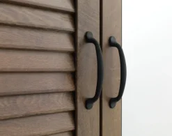 MANDERUP Garderobeskabe Med Skydedøre|Garderobeskabe Med Skydedøre|Garderobeskab 166x210 3 låger vild eg farve