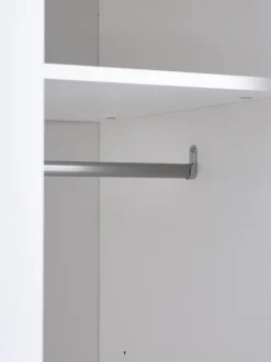 ODDER Garderobeskabe Med Skydedøre|Garderobeskabe Med Skydedøre|Garderobeskab 120x201 2 skydedøre m/spejl hvid