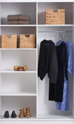 ODDER Garderobeskabe Med Skydedøre|Garderobeskabe Med Skydedøre|Garderobeskab 120x201 2 skydedøre m/spejl hvid