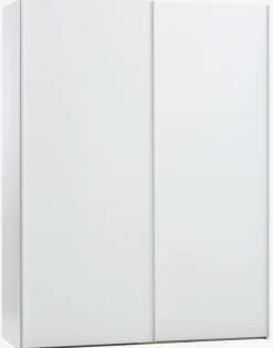 TARP Garderobeskabe Med Skydedøre|Garderobeskabe Med Skydedøre|Garderobeskab 151x201 højglans/hvid Hvidhøjglans+Hvid