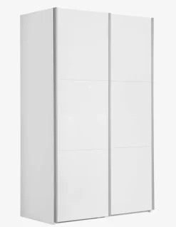 TARP Garderobeskabe Med Skydedøre|Garderobeskabe Med Skydedøre|Garderobeskab 120x201 Hvid