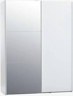 TARP Garderobeskabe Med Skydedøre|Garderobeskabe Med Skydedøre|Garderobeskab 151x201 m/spejl Hvid