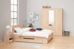 VELLERUP Garderobeskabe Med Skydedøre|Garderobeskabe Med Skydedøre|Garderobeskab 151x200 kombi Eg