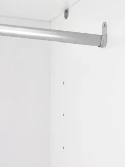 VIBY Garderobeskabe Med Skydedøre|Garderobeskabe Med Skydedøre|Garderobeskab 150x200 3 låger Hvid