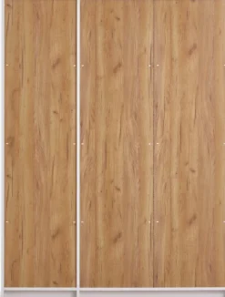 VIBY Garderobeskabe Med Skydedøre|Garderobeskabe Med Skydedøre|Garderobeskab 150x200 3 låger Hvid