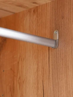 VIBY Garderobeskabe Med Skydedøre|Garderobeskabe Med Skydedøre|Garderobeskab 150x200 3 låger egefarve natur Natur,Eg