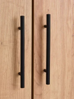 VIBY Garderobeskabe Med Skydedøre|Garderobeskabe Med Skydedøre|Garderobeskab 150x200 3 låger egefarve natur Natur,Eg