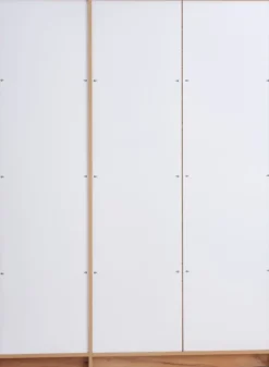 VIBY Garderobeskabe Med Skydedøre|Garderobeskabe Med Skydedøre|Garderobeskab 150x200 3 låger egefarve natur Natur,Eg