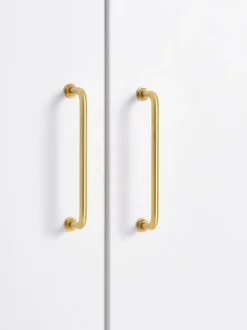 VIBY Garderobeskabe Med Skydedøre|Garderobeskabe Med Skydedøre|Garderobeskab 101x200 2 låger Hvid