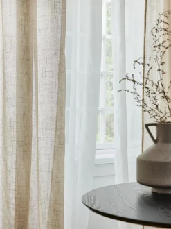 AGA Tynde Gardiner|Gardin 1x140x300 hørlook khaki