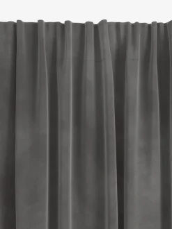 AUSTRA Kraftige Gardiner|Gardin 1x140x300 velour Grå