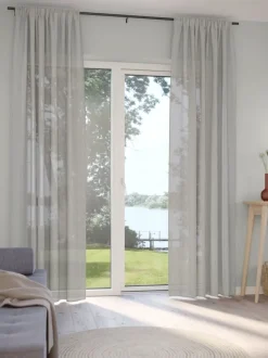 BASSHOLMEN Undergardiner|Gardin 1x140x245 lysegrå