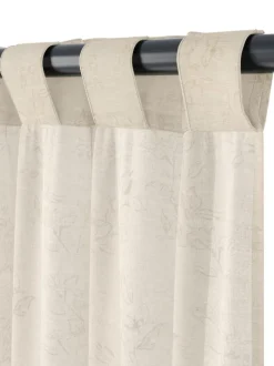 BIRKHOLM Tynde Gardiner|Gardin 1x140x245 blomster beige