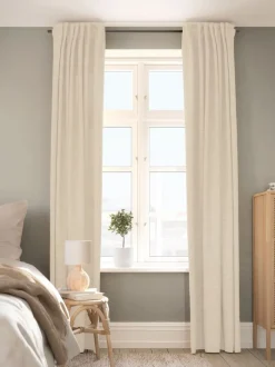 ELVALANDET Kraftige Gardiner|Gardin 1x140x245 natur