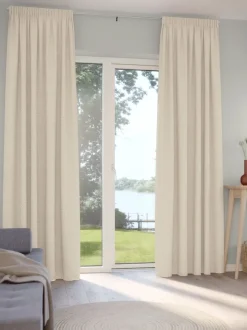 HAVSTEIN Kraftige Gardiner|Gardin 1x140x245 beige