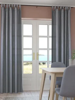 LUPIN Tynde Gardiner|Gardin 1x140x300 silkelook grå