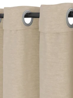 NESVATN Kraftige Gardiner|Gardin 1x140x300 chenille Sand