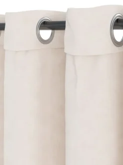 NESVATN Kraftige Gardiner|Gardin 1x140x300 chenille Creme