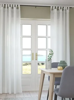 ORUST Kraftige Gardiner|Gardin 1x140x300 hvid