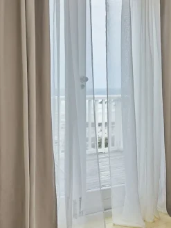 ROXEN Kraftige Gardiner|Gardin 1x140x245 Beige