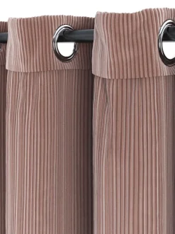 TOTAK Kraftige Gardiner|Gardin 1x140x300 fløjl Rosa