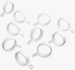 JYSK Tilbehør Til Stænger|Gardinring Ø12 mm 10 stk/pk hvid