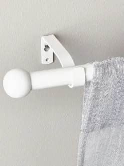 MALAGA Gardinstænger|Gardinstang 19mm 90-160cm hvid