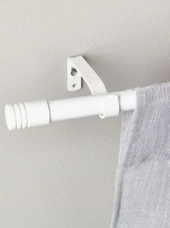 RIMINI Gardinstænger|Gardinstang 19mm 90-160cm Hvid