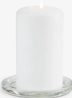 GEORG Lysestager|Glasplade Ø11cm t/lys