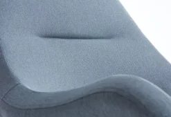 NEBEL Lænestole|Gyngestol lyseblåt stof