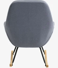 NEBEL Lænestole|Gyngestol lyseblåt stof