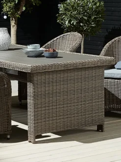 GAMMELBY Firkantede Haveborde|Runde Haveborde|Havebord B100xL225 grå