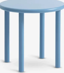BOLBRO Hjørneborde|Sofaborde|Hjørnebord Ø45 lyseblå