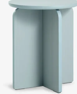 LYNGE Hjørneborde|Sofaborde|Hjørnebord Ø35 lyseblå
