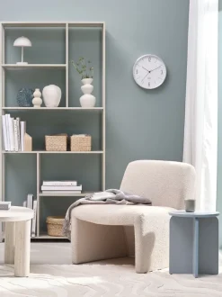 LYNGE Hjørneborde|Sofaborde|Hjørnebord Ø35 lyseblå