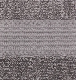 KARLSTAD Badehåndklæder|Gæstehåndklæder|Håndklæde 50x100 KRONBORG Grå