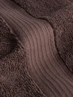 KARLSTAD Badehåndklæder|Gæstehåndklæder|Håndklæde 50x100 KRONBORG Mørkebrun