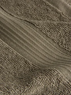 KARLSTAD Badehåndklæder|Gæstehåndklæder|Håndklæde 50x100 oliven KRONBORG Olivengrøn